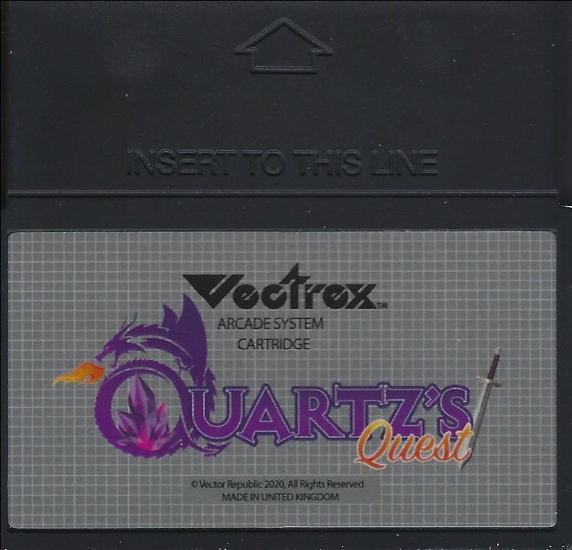 Quartz's Quest box art for Vectrex